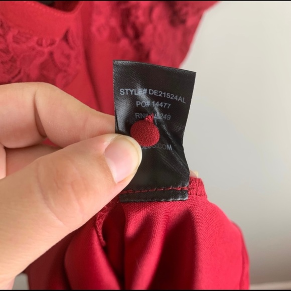 Lulu’s All My Daydreams Skater Lace V-Neck Dress - Picture 11 of 11